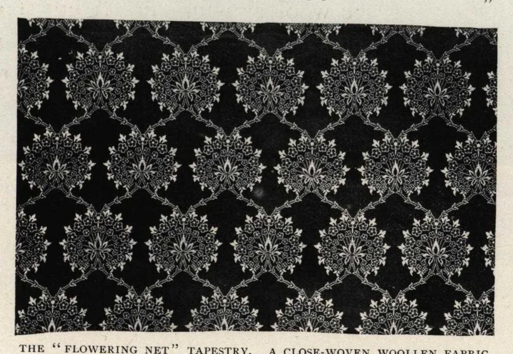 An illustration from Morris chintzes, silks, tapestries, etc., 1910, leaf 24
