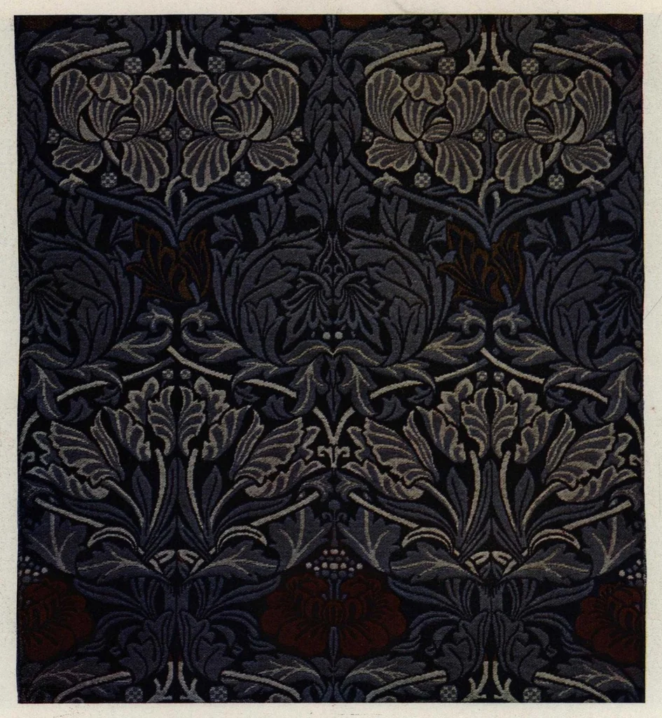 An illustration from Morris chintzes, silks, tapestries, etc., 1910, leaf 27