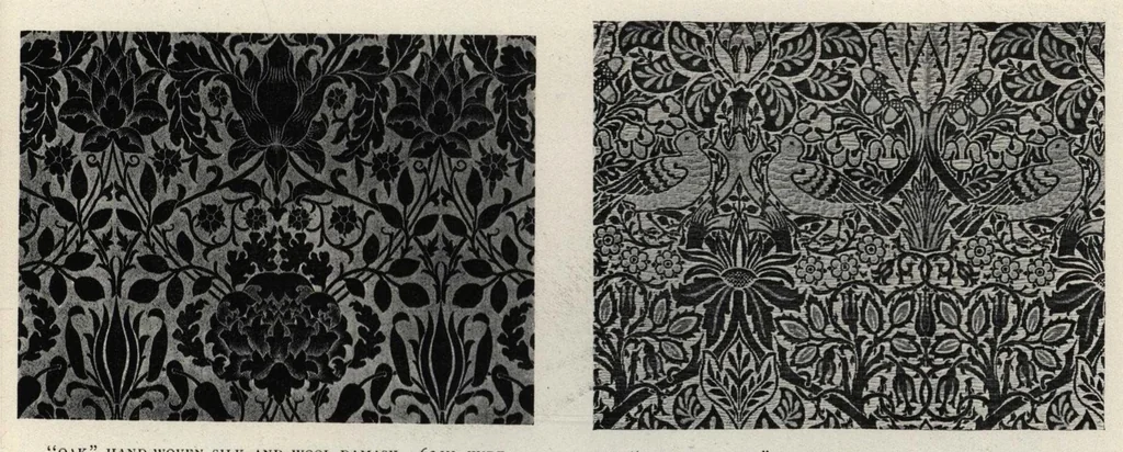 An illustration from Morris chintzes, silks, tapestries, etc., 1910, leaf 28