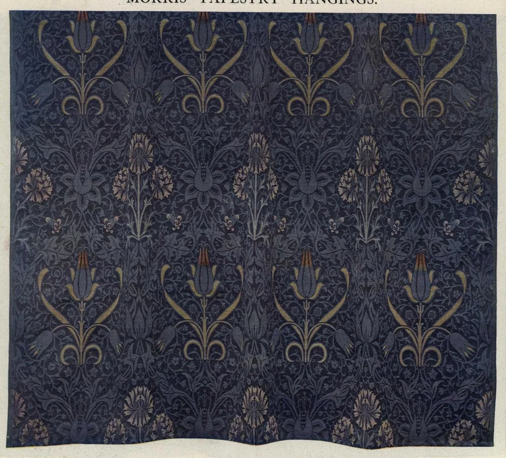 An illustration from Morris chintzes, silks, tapestries, etc., 1910, leaf 33