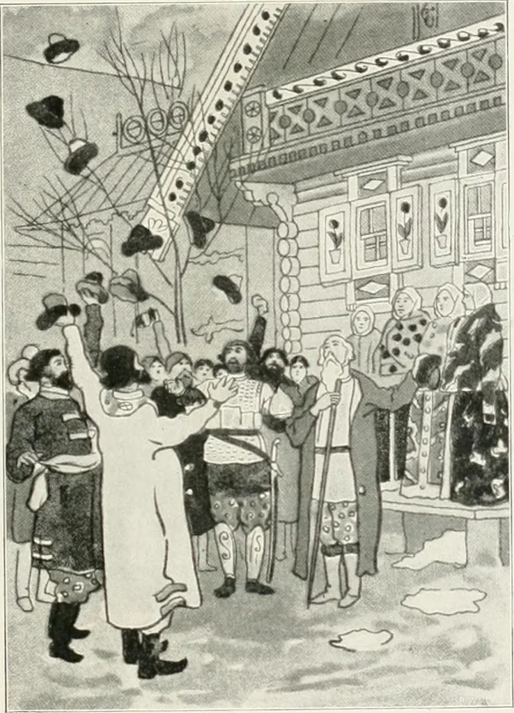 An illustration from Moscou, 1904, leaf 98