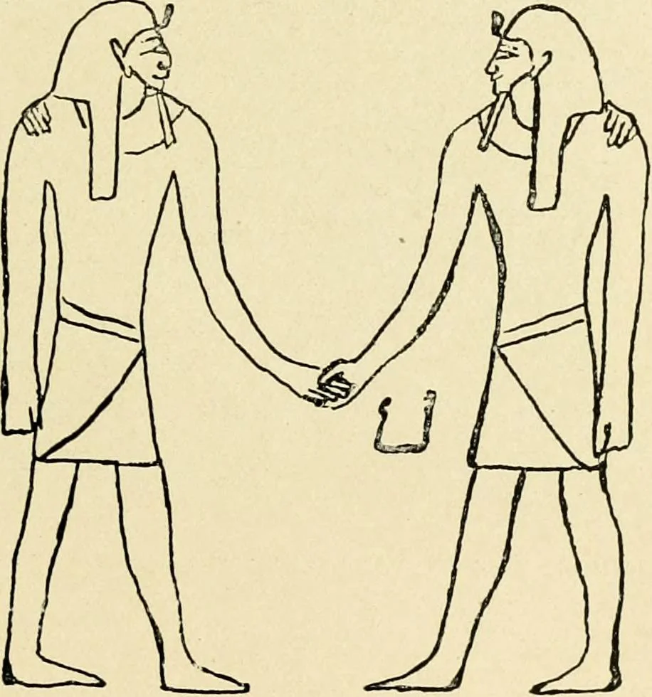 An illustration from Moses and the monuments : light from archaeology on Pentateuchal times, 1920, leaf 300