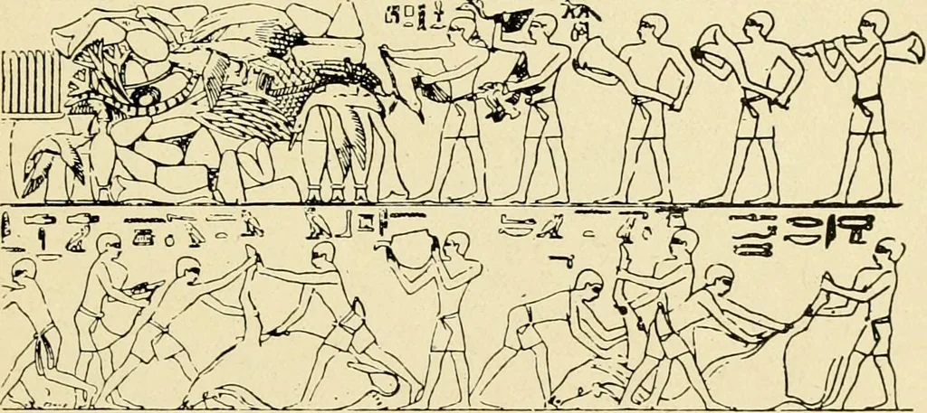An illustration from Moses and the monuments : light from archaeology on Pentateuchal times, 1920, leaf 304