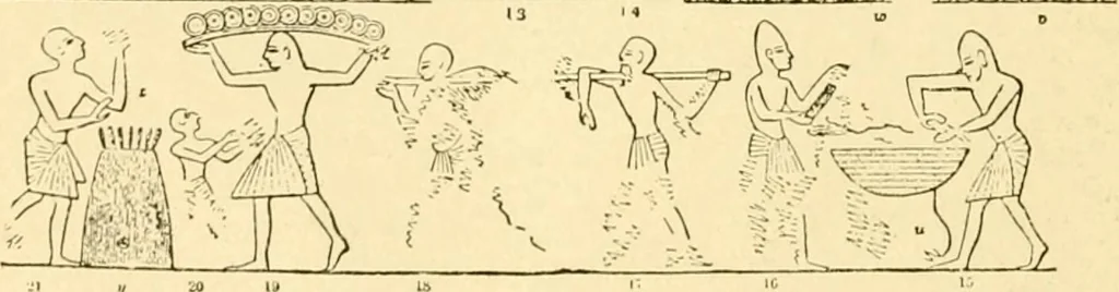 An illustration from Moses and the monuments : light from archaeology on Pentateuchal times, 1920, leaf 305