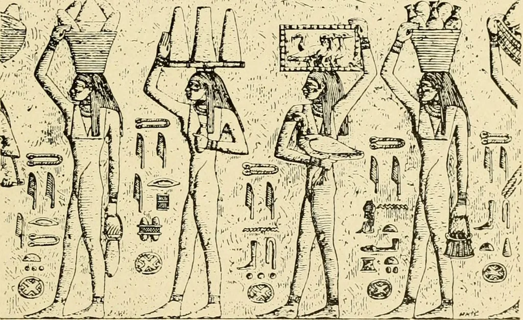 An illustration from Moses and the monuments : light from archaeology on Pentateuchal times, 1920, leaf 306
