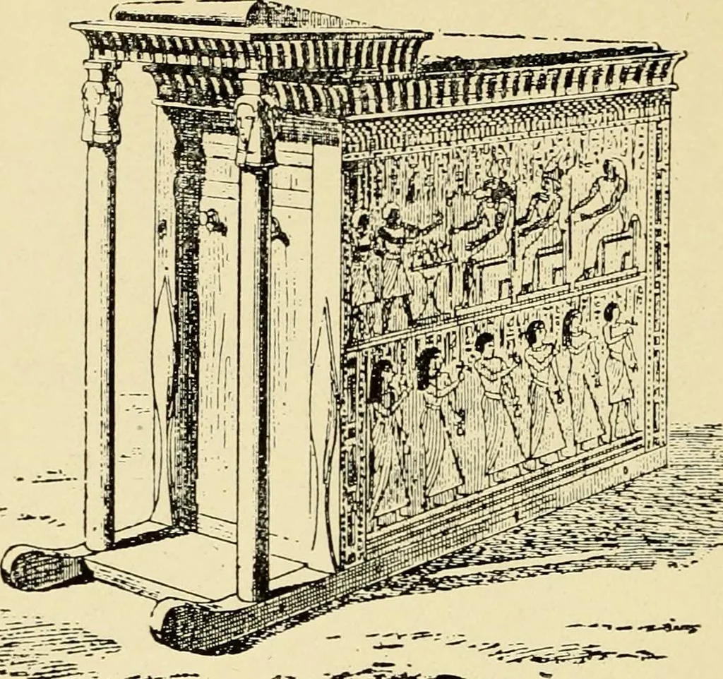 An illustration from Moses and the monuments : light from archaeology on Pentateuchal times, 1920, leaf 297