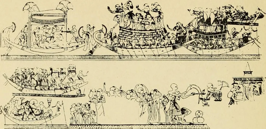 An illustration from Moses and the monuments : light from archaeology on Pentateuchal times, 1920, leaf 303
