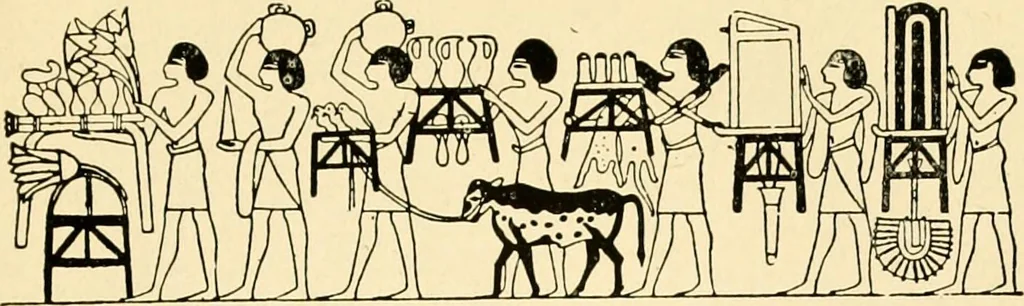 An illustration from Moses and the monuments : light from archaeology on Pentateuchal times, 1920, leaf 304