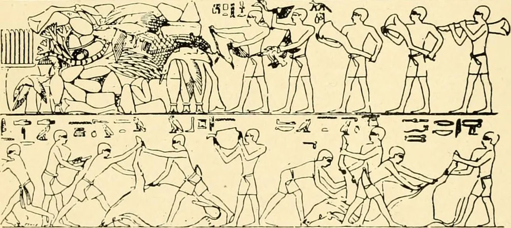 An illustration from Moses and the monuments : light from archaeology on Pentateuchal times, 1920, leaf 304