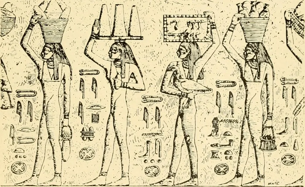 An illustration from Moses and the monuments : light from archaeology on Pentateuchal times, 1920, leaf 306