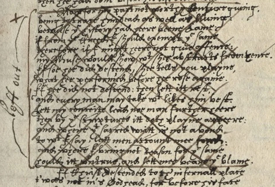 An illustration from The most auntient historie of God and man, or, A collection of Gods proceedings with man in generall, from the first, to the last : but more especially of the devinity, and humanitie of our blessed sauiour Iesus Christ, his loue to his spouse, and his hate to his, and her enimies, together wth Satans plottes against her in all ages, in form of a poem, 1629, leaf 54