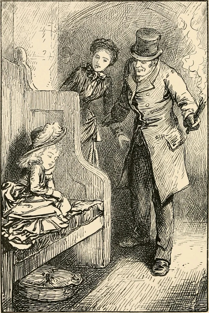 An illustration from Mother Bunch : a story for boys and girls, 1885, leaf 101