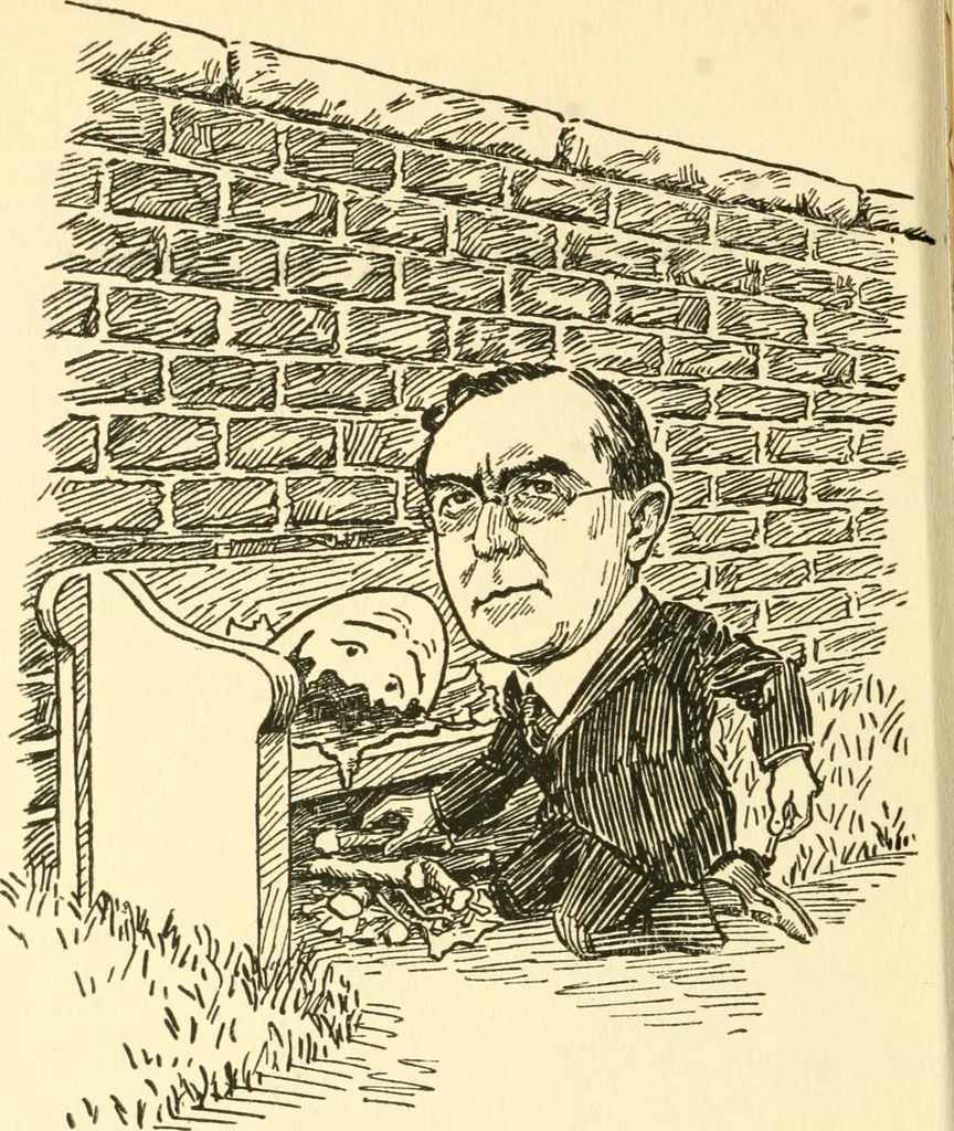 An illustration from Mother Goose comes to Portland;, 1918, leaf 41