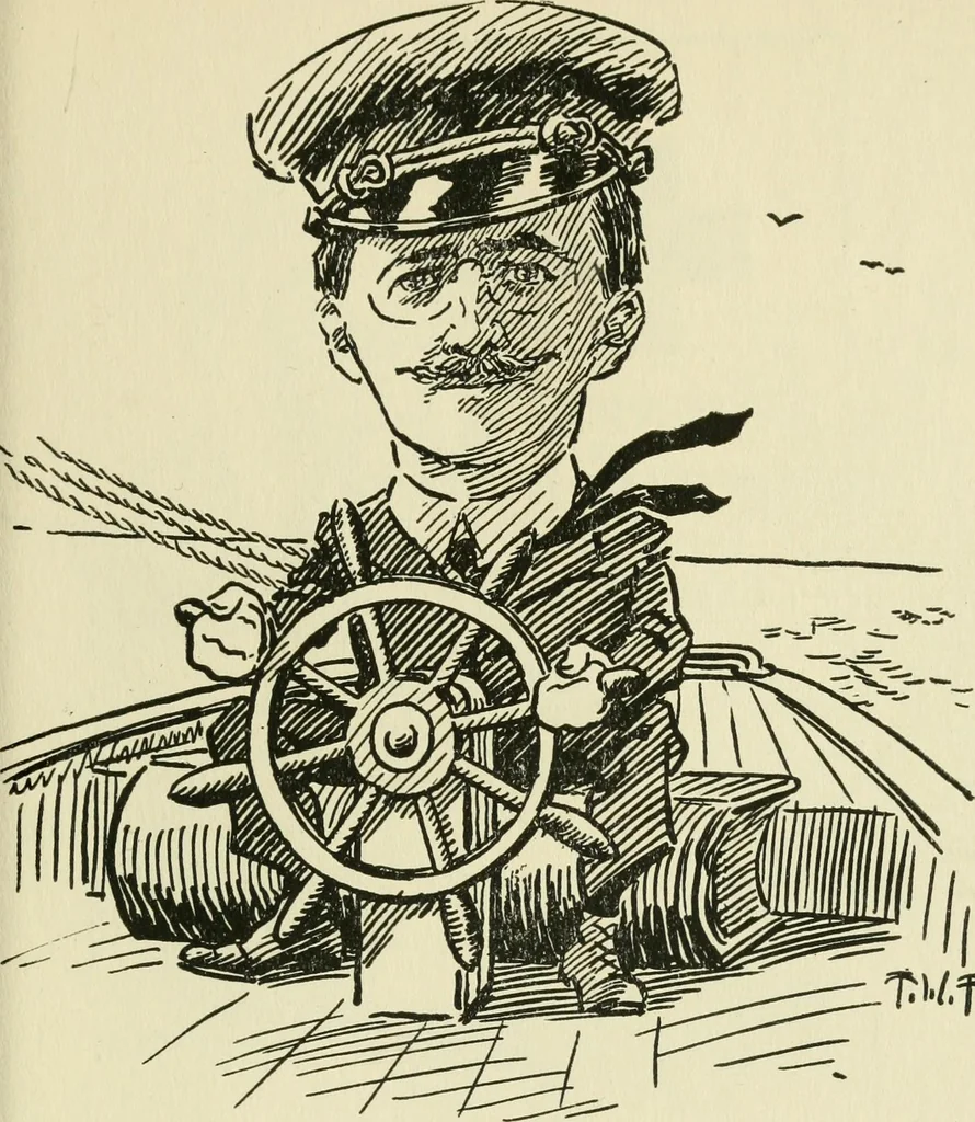 An illustration from Mother Goose comes to Portland;, 1918, leaf 42