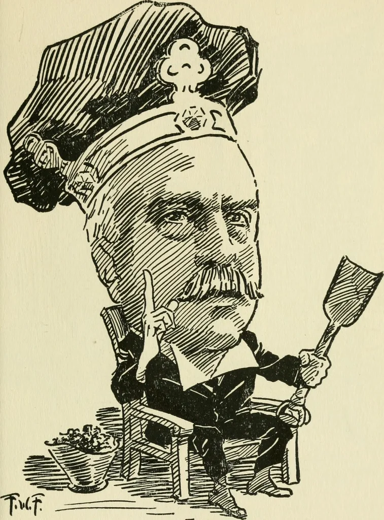 An illustration from Mother Goose comes to Portland;, 1918, leaf 46