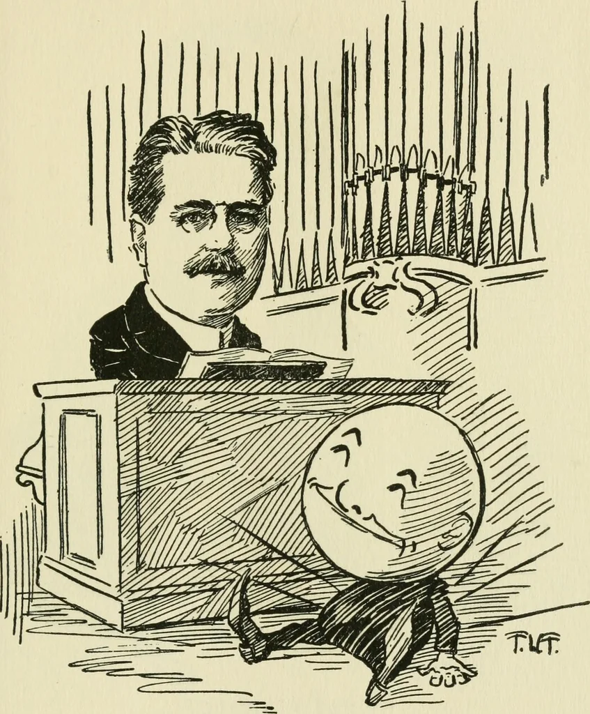 An illustration from Mother Goose comes to Portland;, 1918, leaf 56
