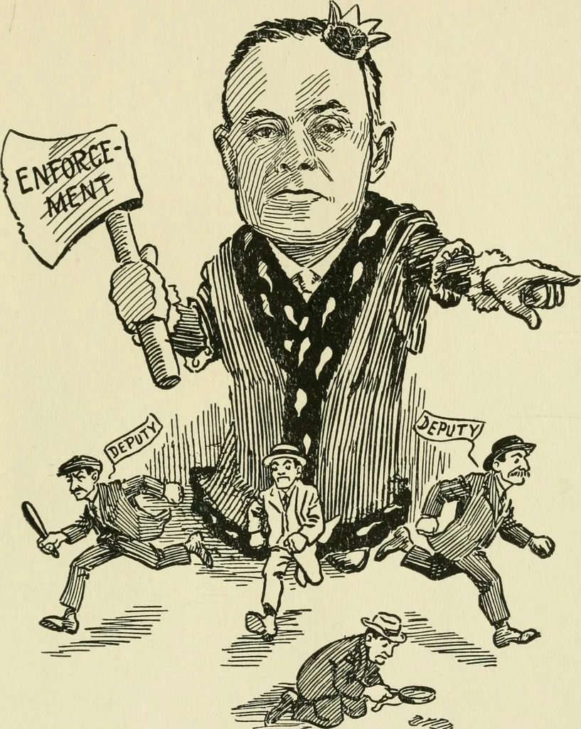 An illustration from Mother Goose comes to Portland;, 1918, leaf 66