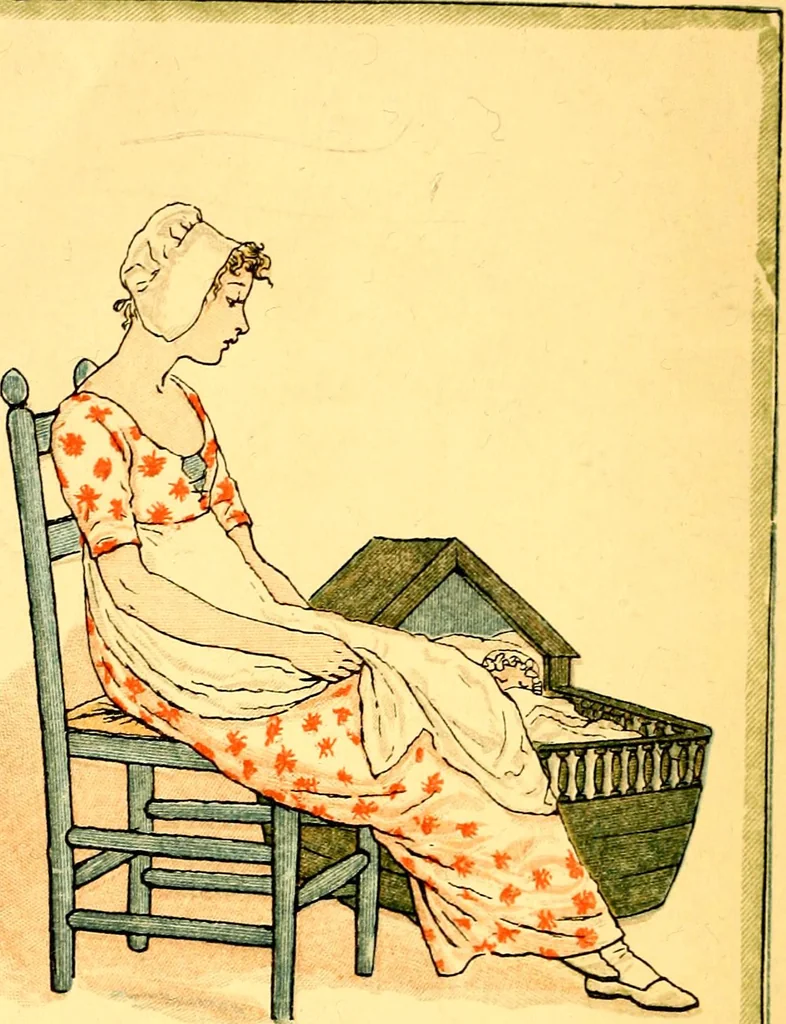 An illustration from Mother Goose , or The old nursery rhymes, 1890, leaf 41