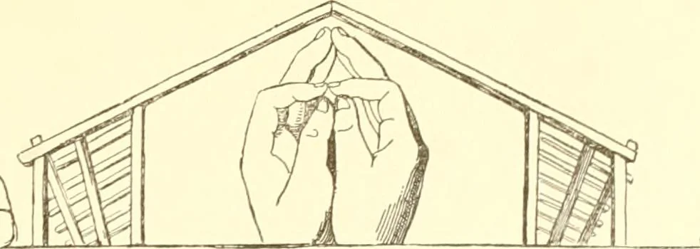 An illustration from Mother-play and nursery songs;, 1906, leaf 110
