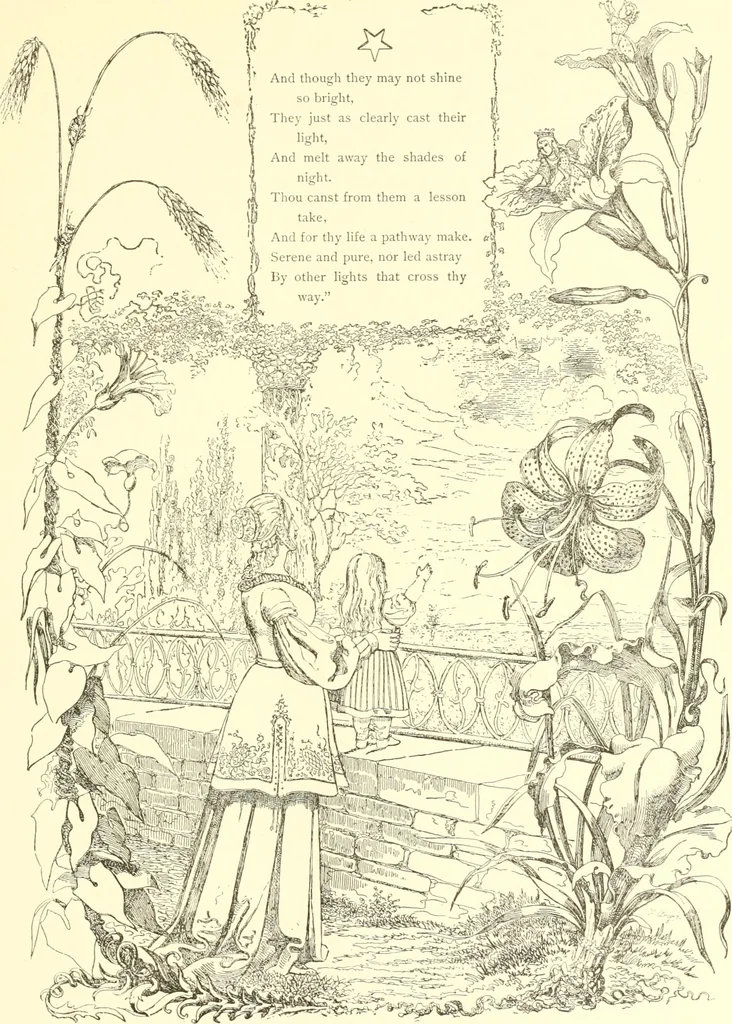 An illustration from Mother-play and nursery songs;, 1906, leaf 86