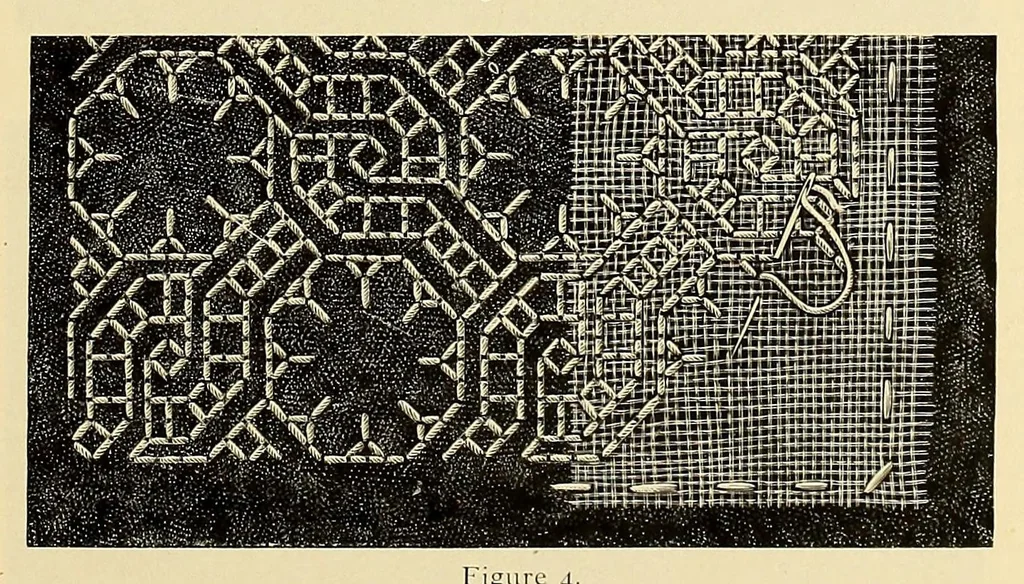 An illustration from Motifs de broderie copte, 1900, leaf 5