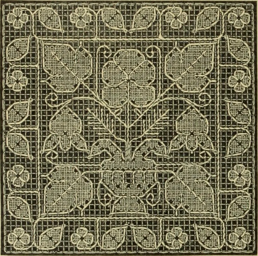An illustration from Motifs de Broderie copte, 1880, leaf 17