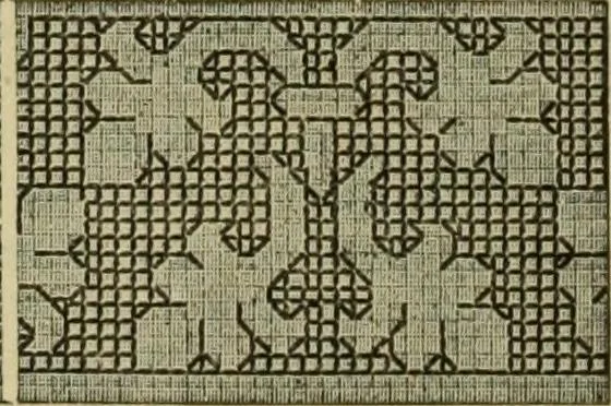An illustration from Motifs de Broderie copte, 1880, leaf 17