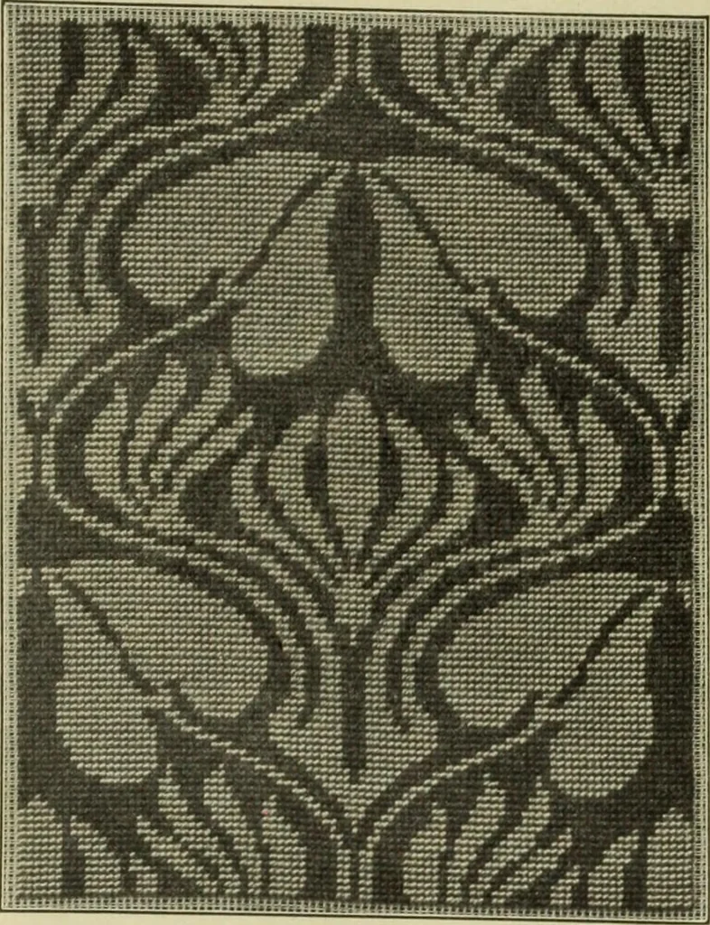 An illustration from Motifs de Broderie copte, 1880, leaf 19