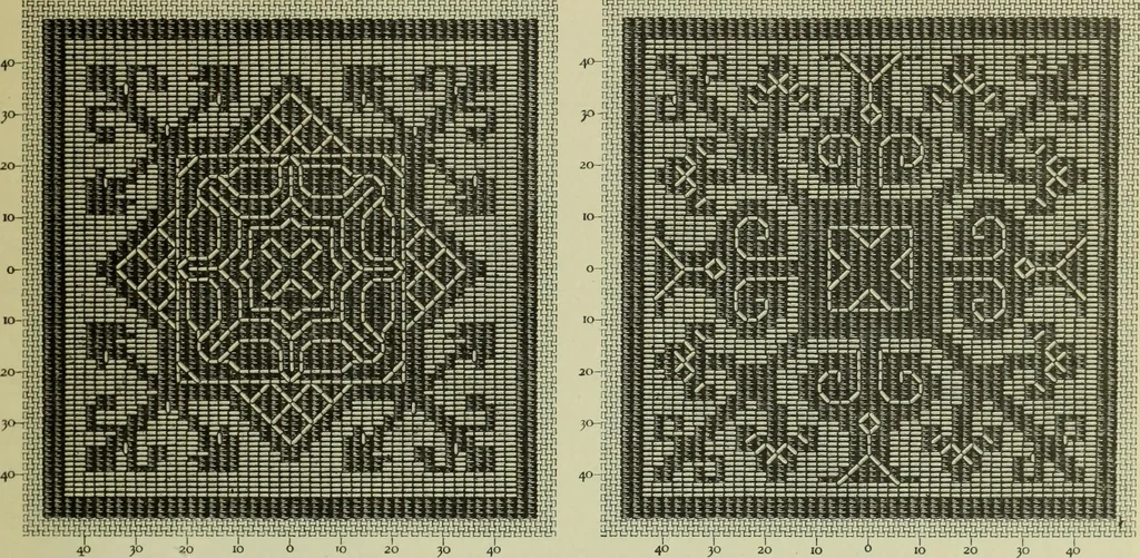 An illustration from Motifs de Broderie copte, 1880, leaf 40