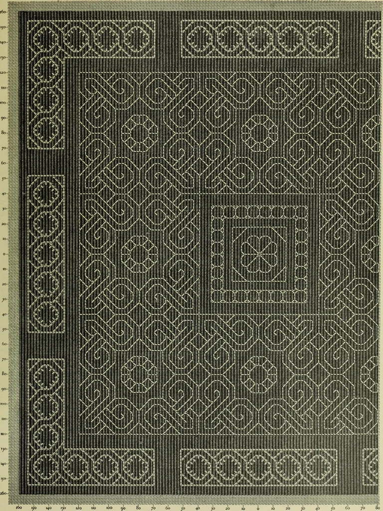 An illustration from Motifs de Broderie copte, 1880, leaf 42