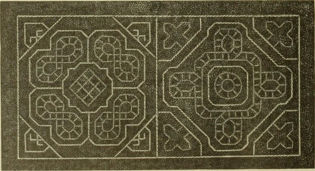 An illustration from Motifs de Broderie copte, 1880, leaf 5
