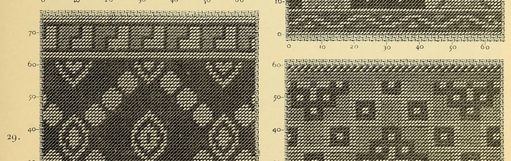 An illustration from Motifs de broderie copte, 1900, leaf 29
