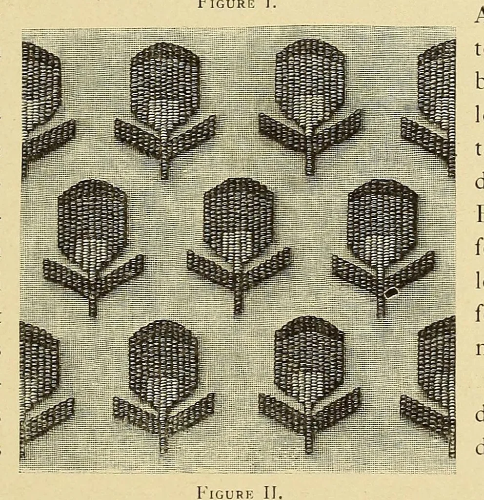 An illustration from Motifs de broderie copte, 1900, leaf 5
