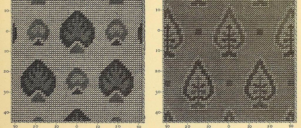 An illustration from Motifs de broderie copte, 1900, leaf 51