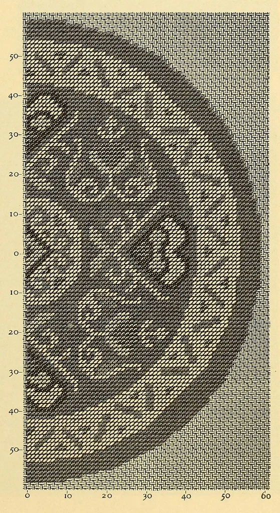 An illustration from Motifs de broderie copte, 1900, leaf 65