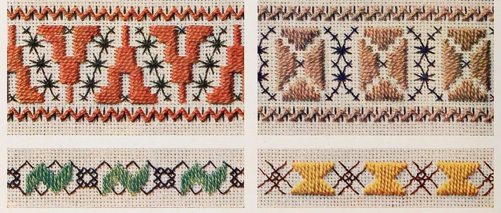 An illustration from Motifs for embroideries, 1919, leaf 12