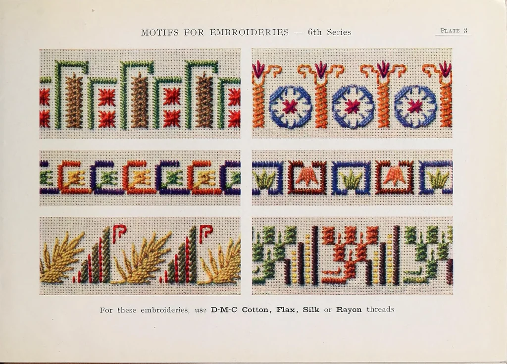 An illustration from Motifs for embroideries, 1919, leaf 13