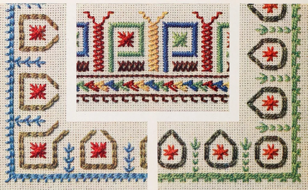 An illustration from Motifs for embroideries, 1919, leaf 14