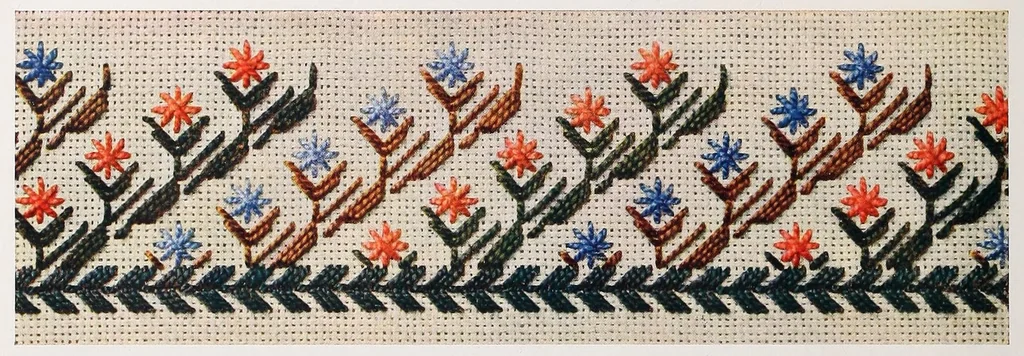 An illustration from Motifs for embroideries, 1919, leaf 16