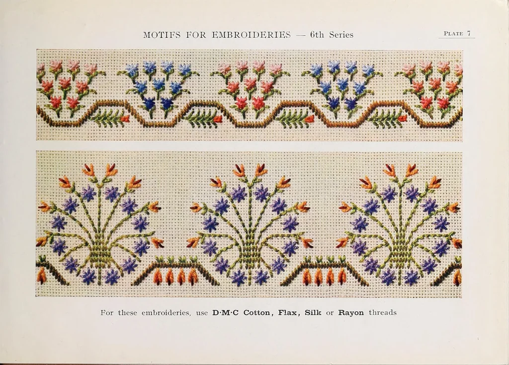 An illustration from Motifs for embroideries, 1919, leaf 17