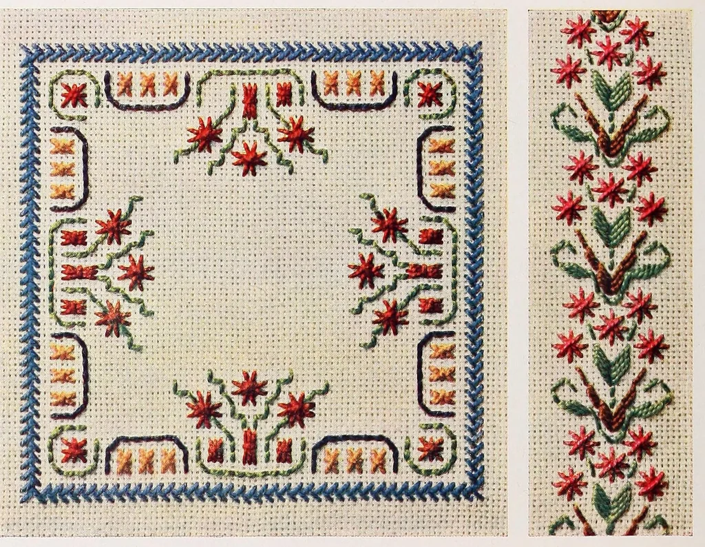 An illustration from Motifs for embroideries, 1919, leaf 18