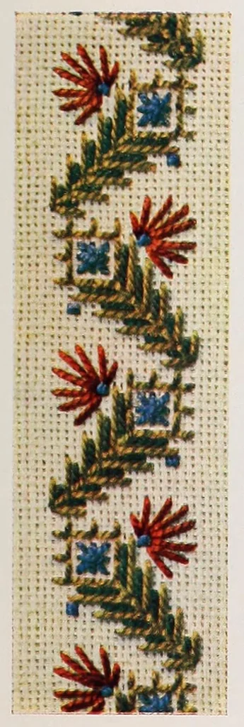 An illustration from Motifs for embroideries, 1919, leaf 19