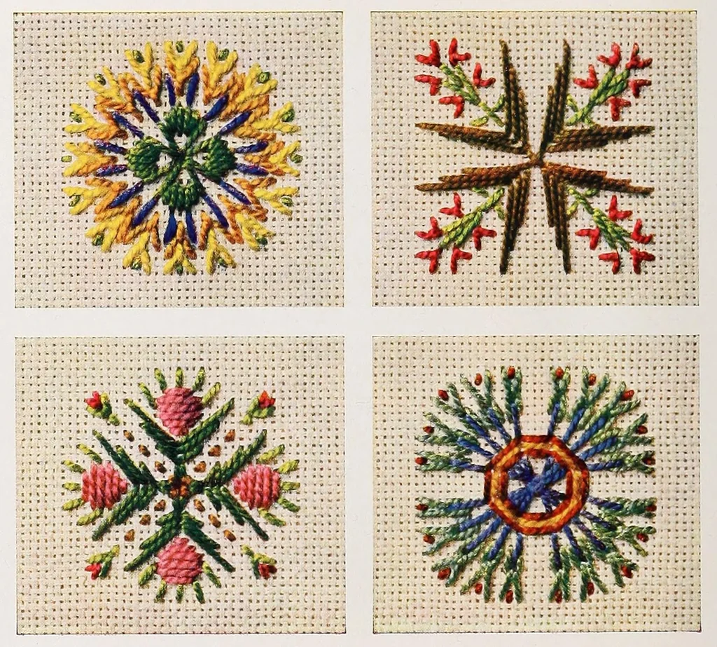 An illustration from Motifs for embroideries, 1919, leaf 20