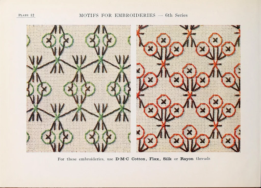An illustration from Motifs for embroideries, 1919, leaf 22