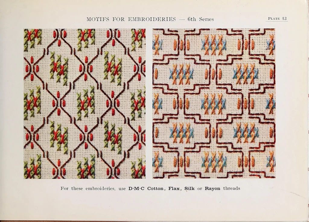 An illustration from Motifs for embroideries, 1919, leaf 23