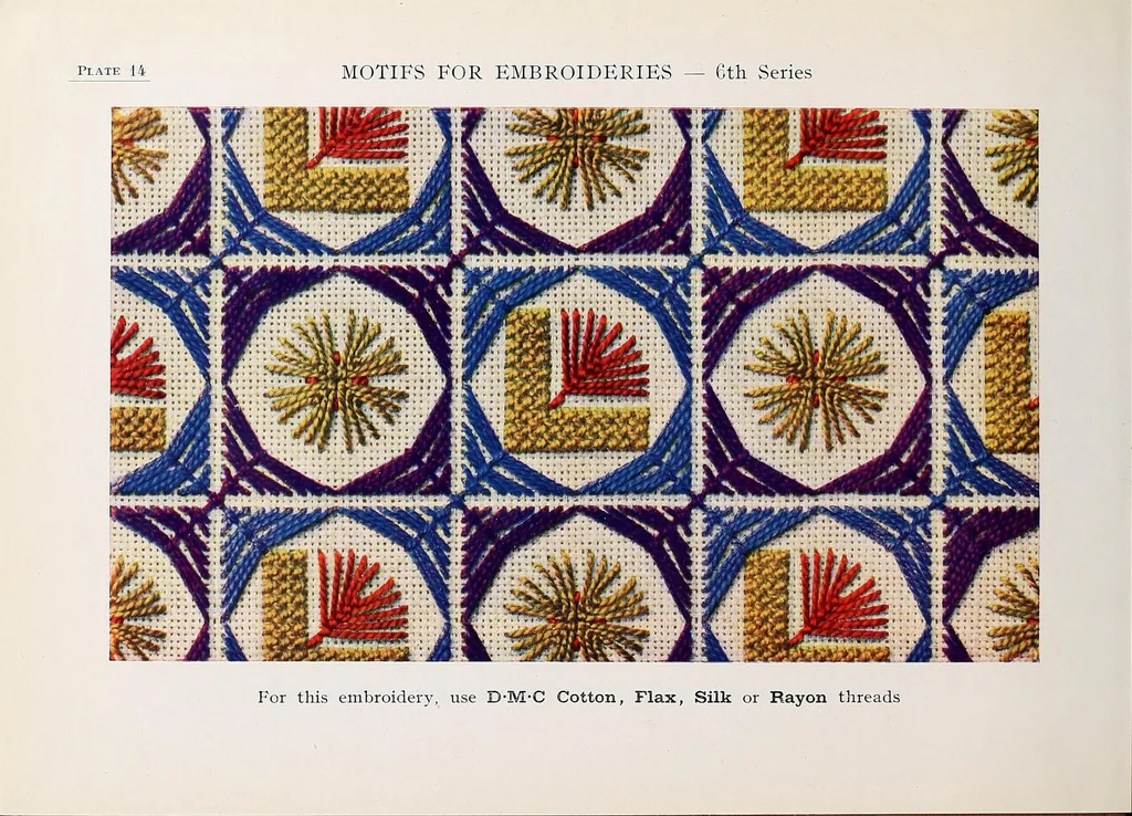 An illustration from Motifs for embroideries, 1919, leaf 24