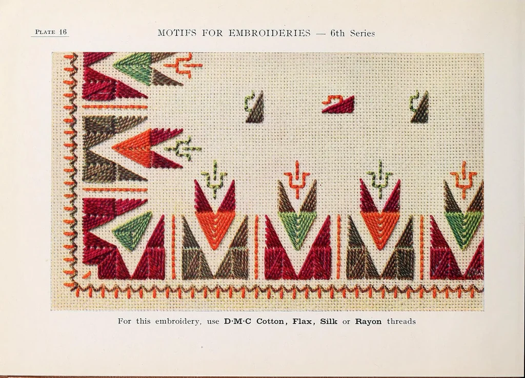 An illustration from Motifs for embroideries, 1919, leaf 26