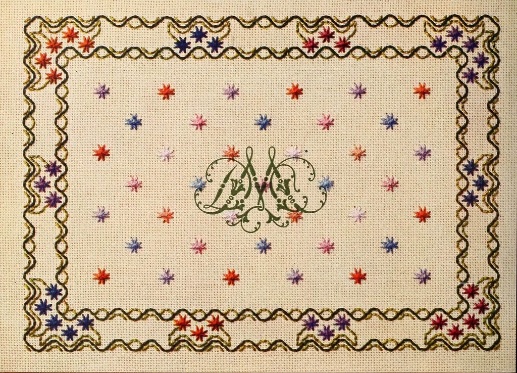 An illustration from Motifs for embroideries, 1919, leaf 34