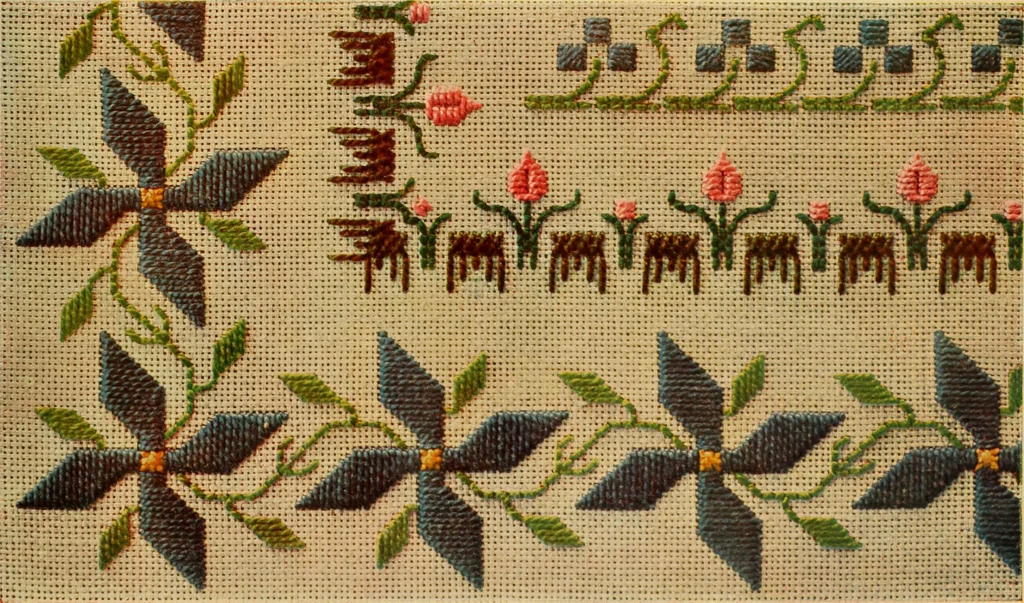 An illustration from Motifs pour broderies. (IIIme série), 1900, leaf 14
