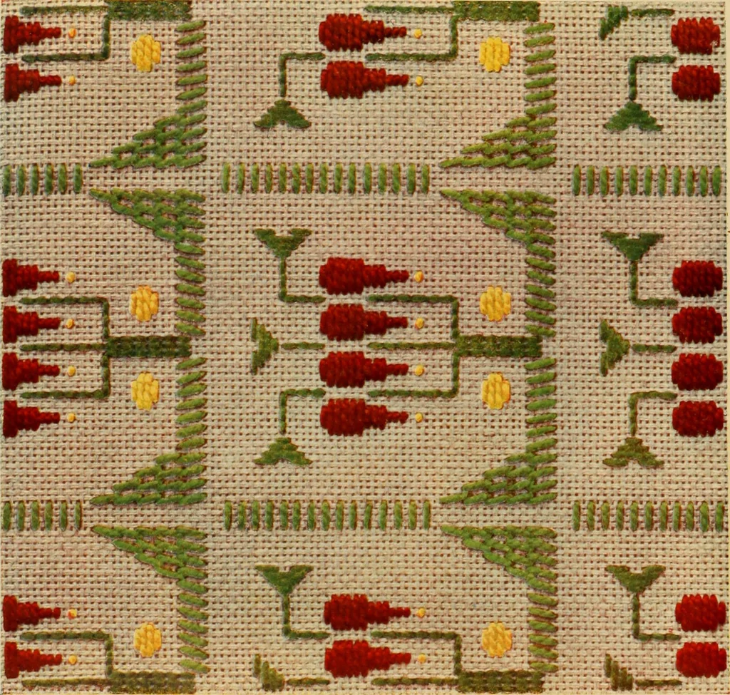 An illustration from Motifs pour broderies. (IIIme série), 1900, leaf 15